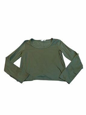 THREADS 4 THOUGHT green long sleeve shirt